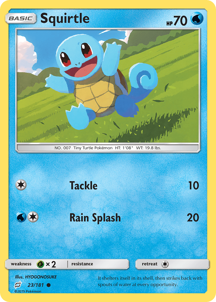 Squirtle (23/181) [Sun & Moon: Team Up] Pokemon Single Pokémon  | Multizone: Comics And Games
