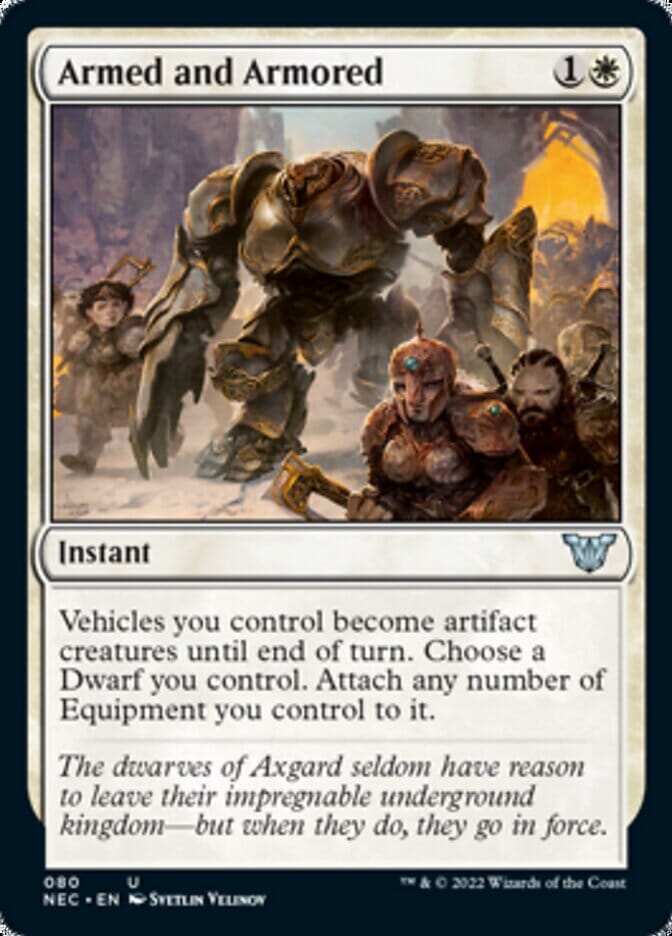 Armed and Armored [Kamigawa: Neon Dynasty Commander] MTG Single Magic: The Gathering  | Multizone: Comics And Games
