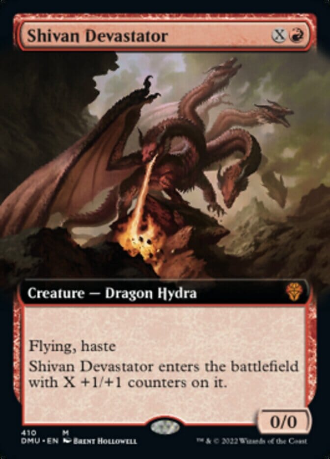 Shivan Devastator (Extended Art) [Dominaria United] MTG Single Magic: The Gathering  | Multizone: Comics And Games