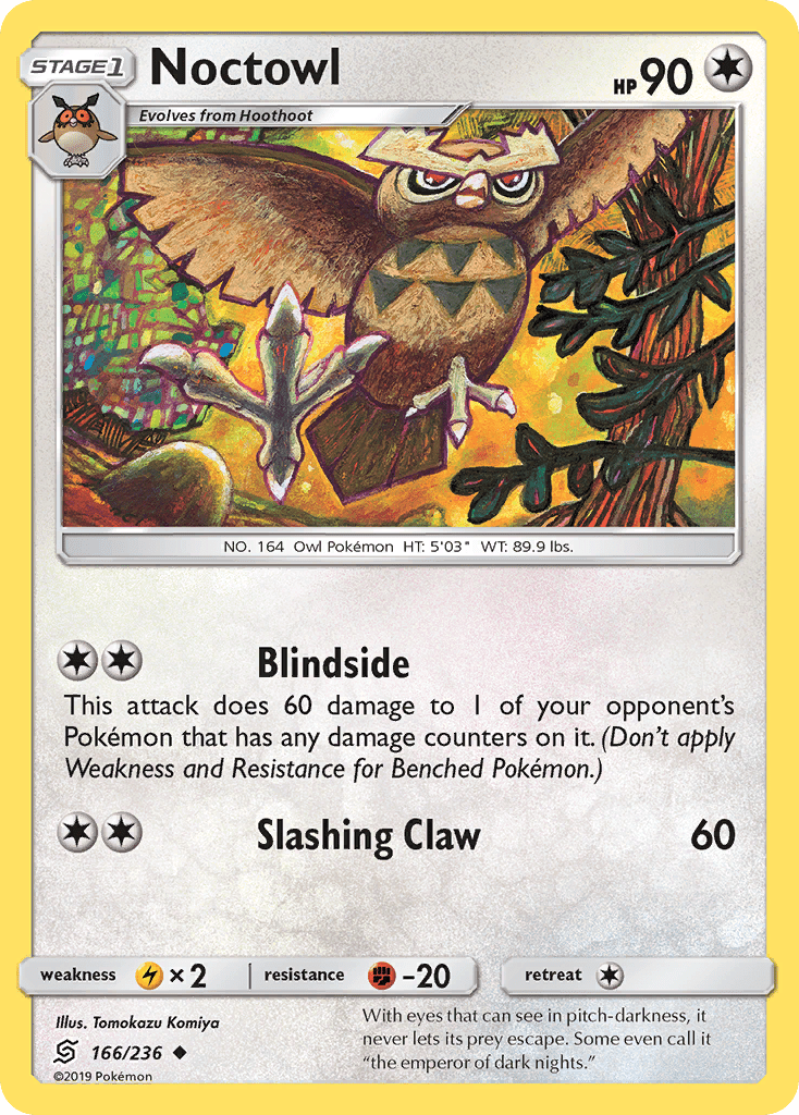 Noctowl (166/236) [Sun & Moon: Unified Minds] Pokemon Single Pokémon  | Multizone: Comics And Games