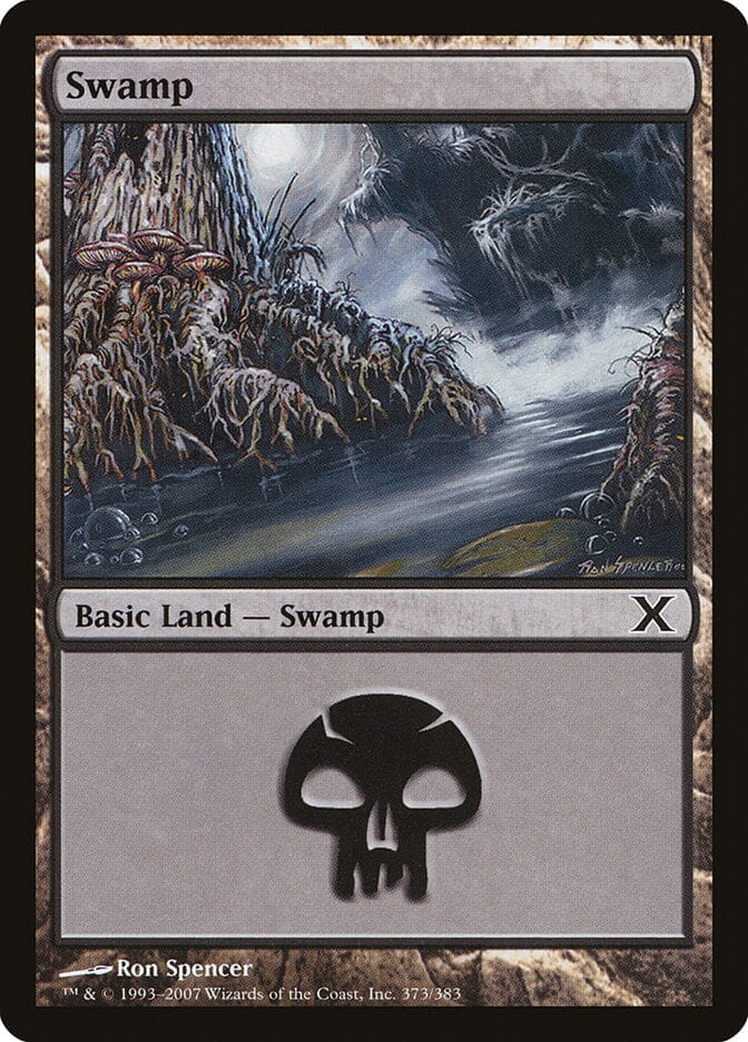 Swamp (373) [Tenth Edition] MTG Single Magic: The Gathering  | Multizone: Comics And Games