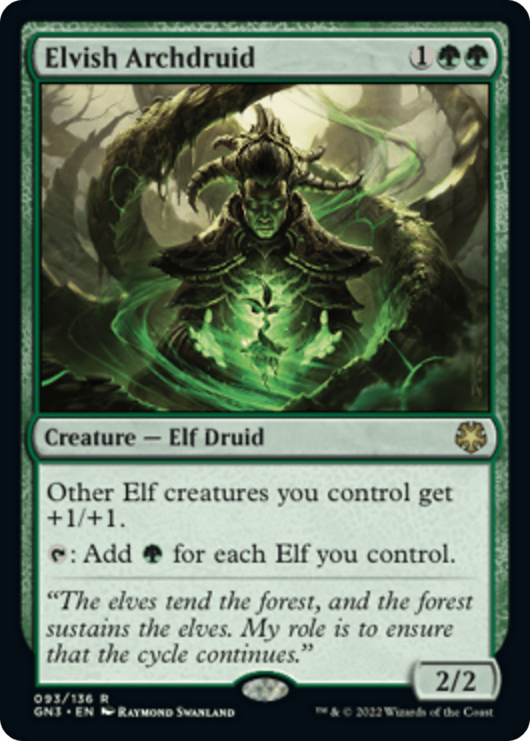 Elvish Archdruid [Game Night: Free-for-All] MTG Single Magic: The Gathering  | Multizone: Comics And Games