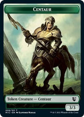 Centaur // Wolf Double-Sided Token [Innistrad: Midnight Hunt Commander Tokens] MTG Single Magic: The Gathering  | Multizone: Comics And Games