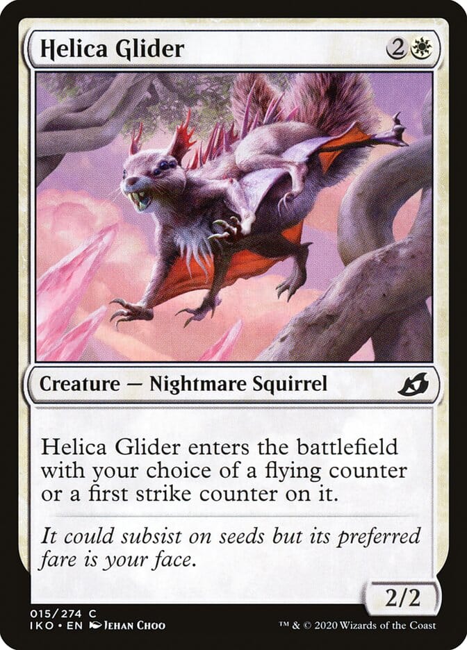 Helica Glider [Ikoria: Lair of Behemoths] MTG Single Magic: The Gathering  | Multizone: Comics And Games