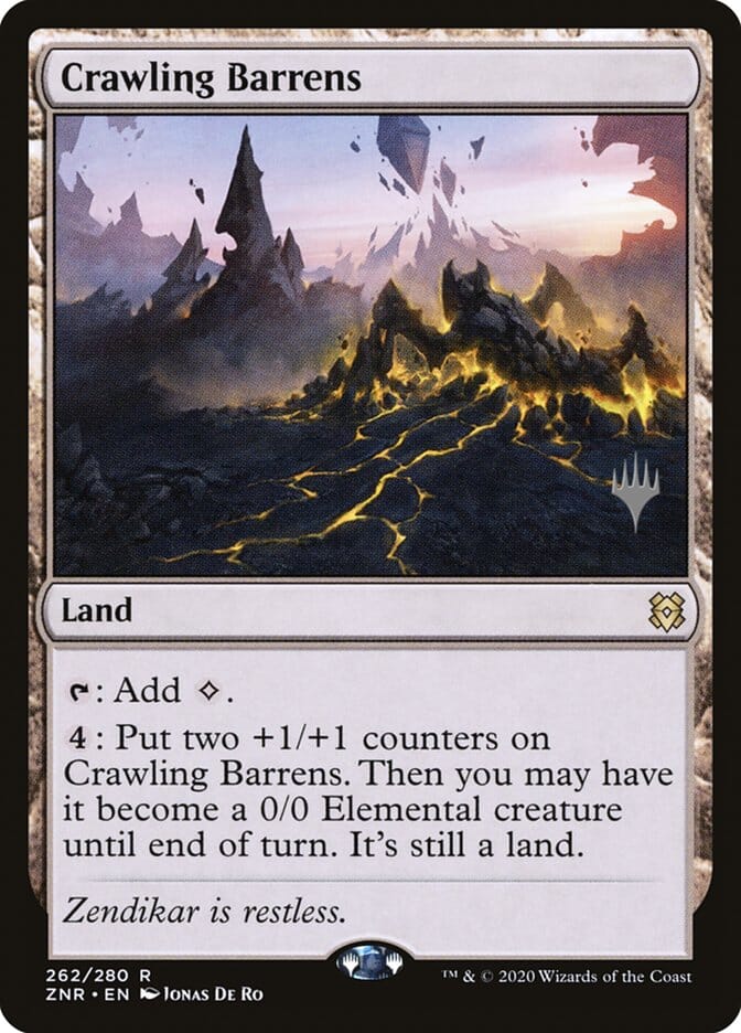 Crawling Barrens (Promo Pack) [Zendikar Rising Promos] MTG Single Magic: The Gathering  | Multizone: Comics And Games