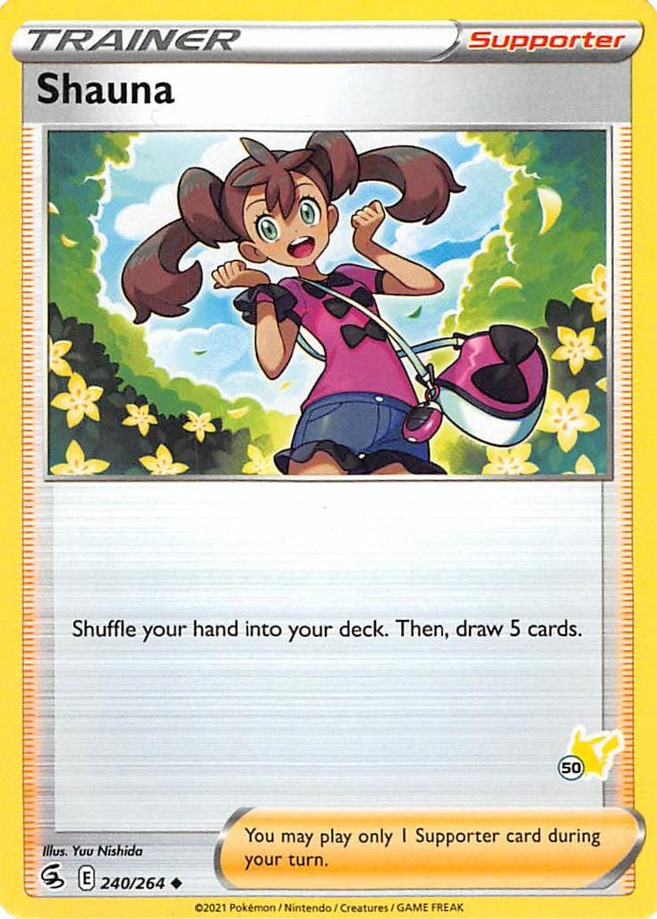 Shauna (240/264) (Pikachu Stamp #50) [Battle Academy 2022] Pokemon Single Pokémon  | Multizone: Comics And Games