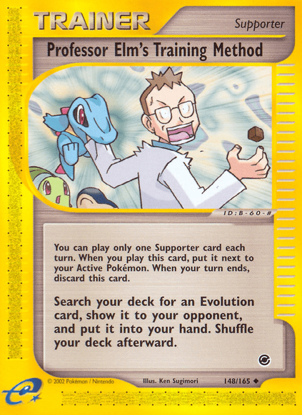 Professor Elm's Training Method (148/165) [Expedition: Base Set] Pokemon Single Pokémon  | Multizone: Comics And Games
