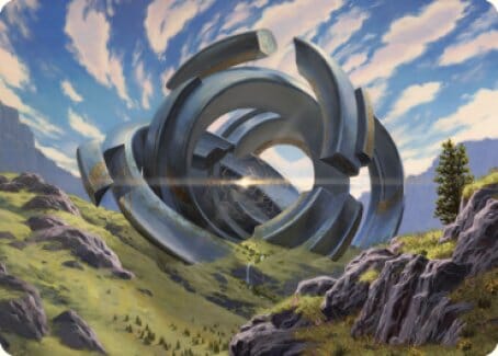 Thran Portal Art Card [Dominaria United Art Series] MTG Single Magic: The Gathering  | Multizone: Comics And Games