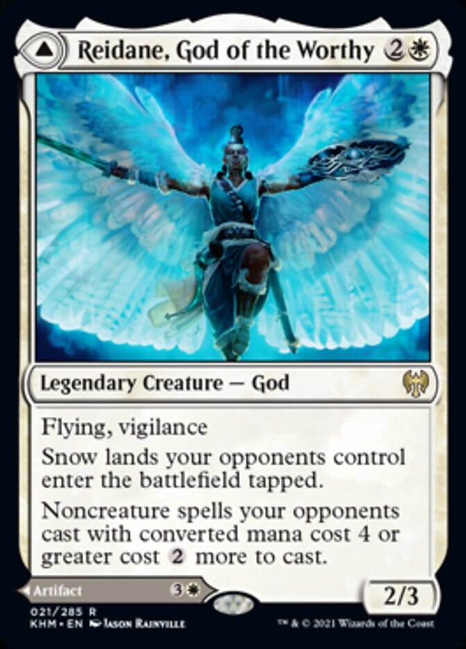 Reidane, God of the Worthy // Valkmira, Protector's Shield [Kaldheim] MTG Single Magic: The Gathering  | Multizone: Comics And Games