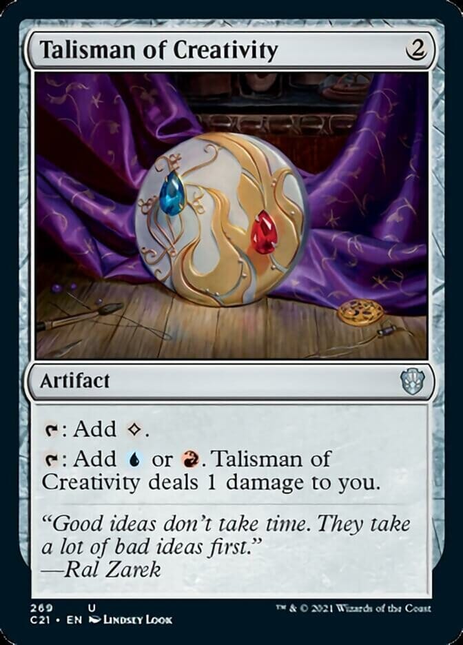 Talisman of Creativity [Commander 2021] MTG Single Magic: The Gathering  | Multizone: Comics And Games