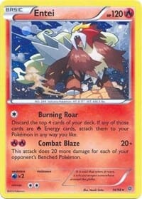 Entei (14/98) (Cosmos Holo) (Blister Exclusive) [XY: Ancient Origins] Pokemon Single Pokémon  | Multizone: Comics And Games