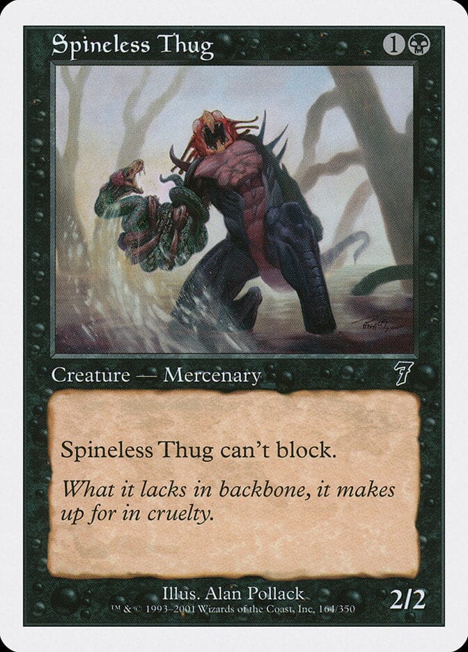 Spineless Thug [Seventh Edition] MTG Single Magic: The Gathering  | Multizone: Comics And Games