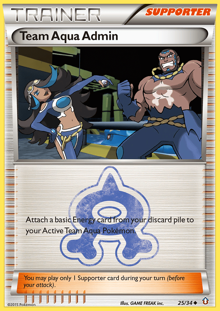 Team Aqua Admin (25/34) [XY: Double Crisis] Pokemon Single Pokémon  | Multizone: Comics And Games