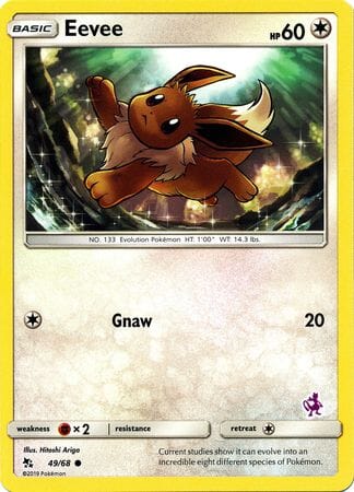 Eevee (49/68) (Mewtwo Deck) [Battle Academy 2020] Pokemon Single Pokémon  | Multizone: Comics And Games