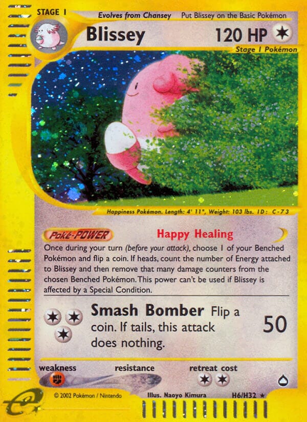 Blissey (H6/H32) [Aquapolis] Pokemon Single Pokémon  | Multizone: Comics And Games