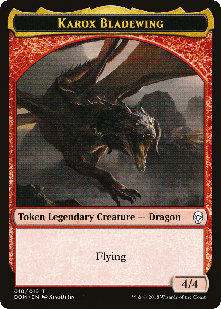 Karox Bladewing // Karox Bladewing Double-Sided Token [Starter Commander Decks] MTG Single Magic: The Gathering  | Multizone: Comics And Games