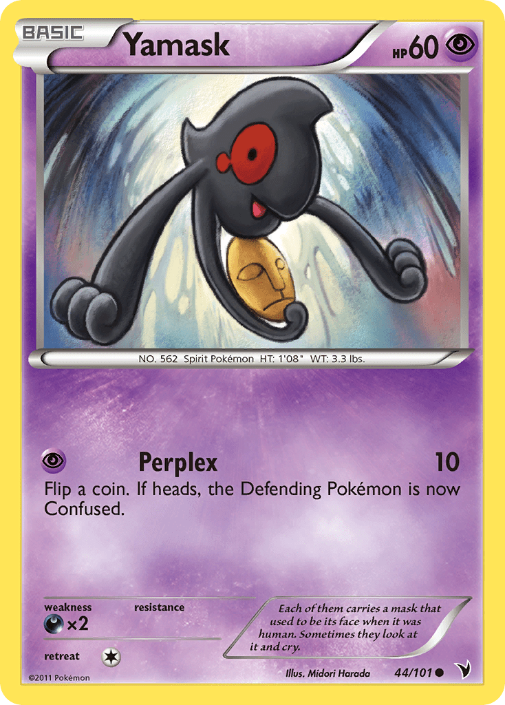 Yamask (44/101) [Black & White: Noble Victories] Pokemon Single Pokémon  | Multizone: Comics And Games
