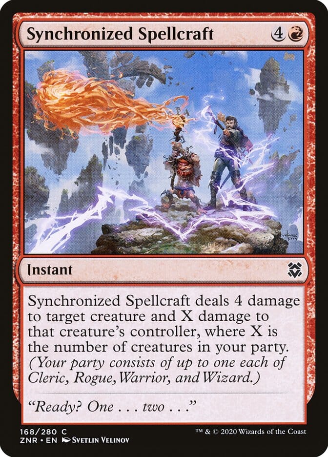 Synchronized Spellcraft [Zendikar Rising] MTG Single Magic: The Gathering  | Multizone: Comics And Games