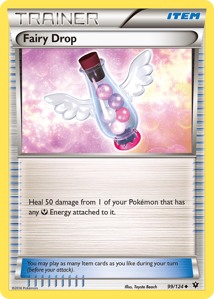Fairy Drop (99/124) [XY: Fates Collide] Pokemon Single Pokémon  | Multizone: Comics And Games