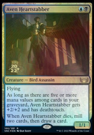 Aven Heartstabber [Streets of New Capenna Prerelease Promos] MTG Single Magic: The Gathering  | Multizone: Comics And Games