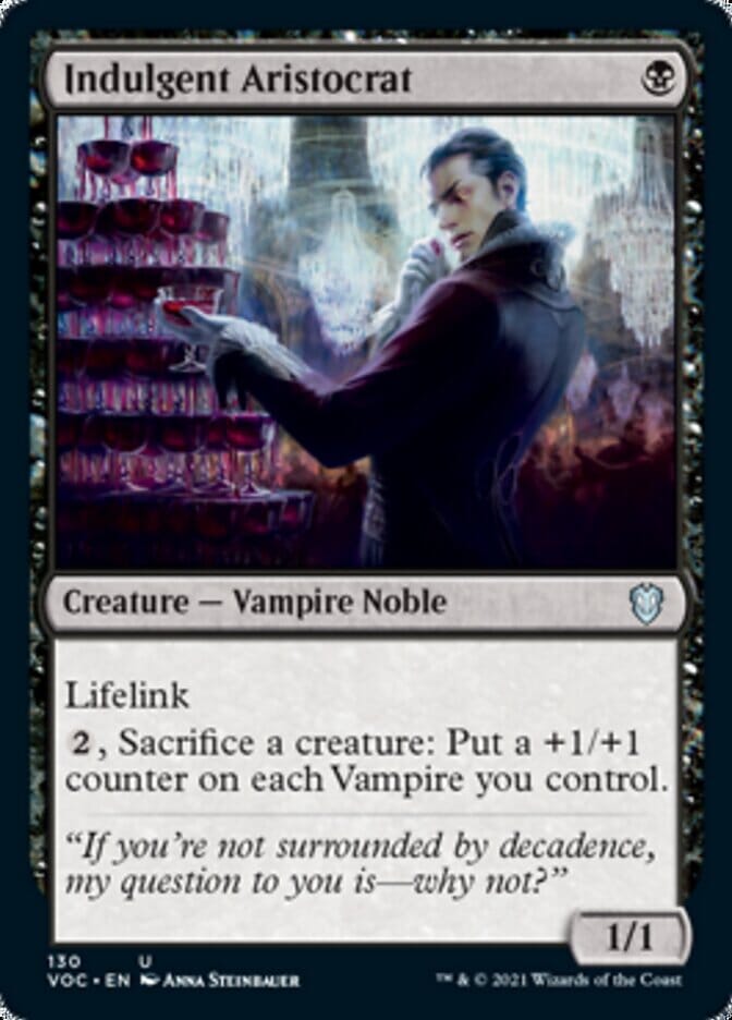 Indulgent Aristocrat [Innistrad: Crimson Vow Commander] MTG Single Magic: The Gathering  | Multizone: Comics And Games