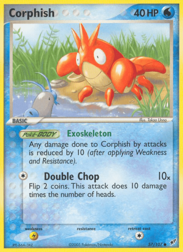 Corphish (57/107) [EX: Deoxys] Pokemon Single Pokémon  | Multizone: Comics And Games