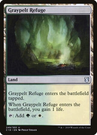 Graypelt Refuge [Commander 2019] MTG Single Magic: The Gathering  | Multizone: Comics And Games