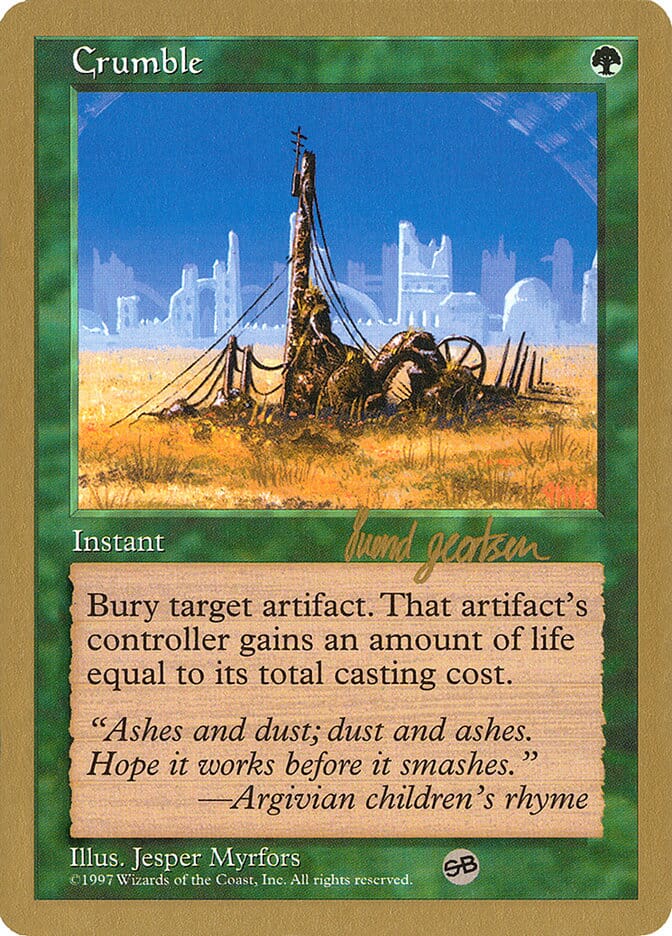 Crumble (Svend Geertsen) (SB) [World Championship Decks 1997] MTG Single Magic: The Gathering  | Multizone: Comics And Games