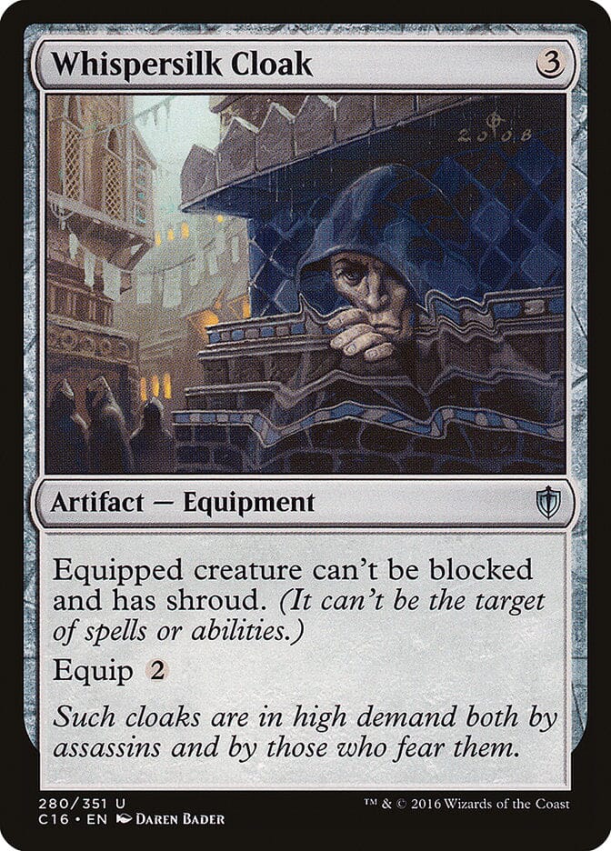 Whispersilk Cloak [Commander 2016] MTG Single Magic: The Gathering  | Multizone: Comics And Games
