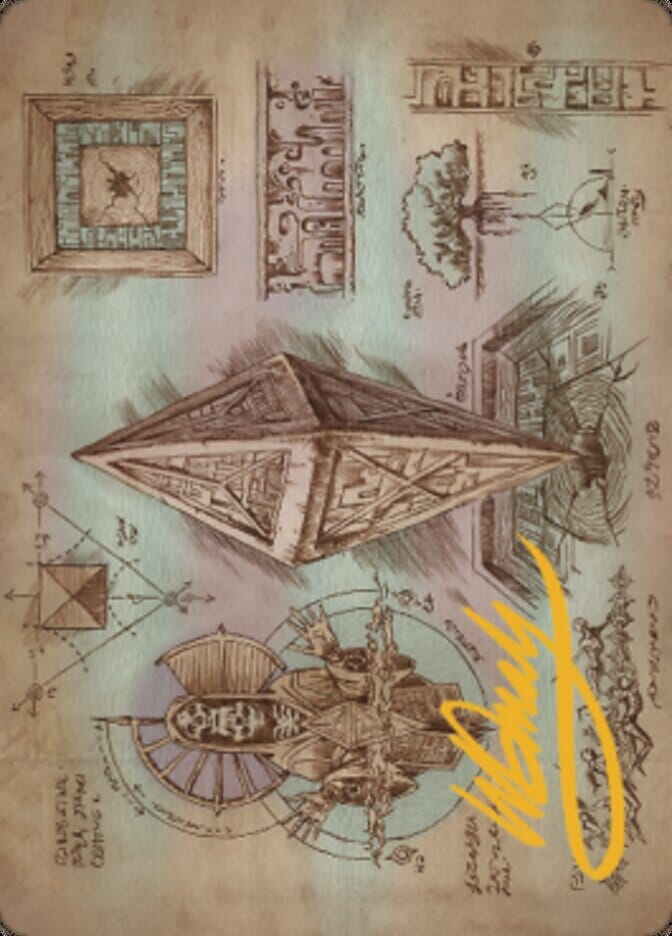 Keening Stone Art Card (Gold-Stamped Signature) [The Brothers' War Art Series] MTG Single Magic: The Gathering  | Multizone: Comics And Games