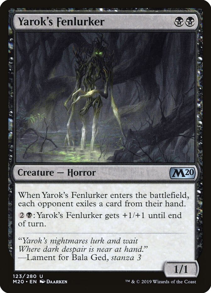 Yarok's Fenlurker [Core Set 2020] MTG Single Magic: The Gathering  | Multizone: Comics And Games
