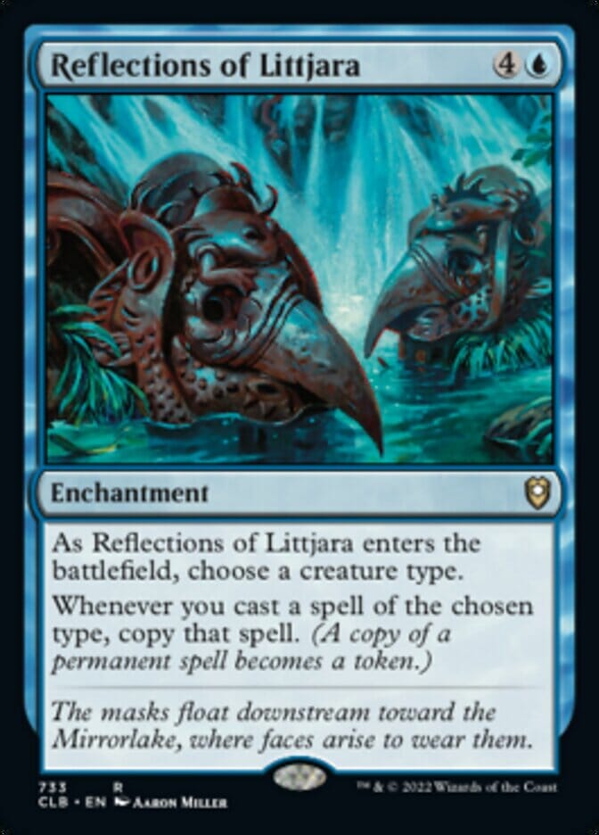 Reflections of Littjara [Commander Legends: Battle for Baldur's Gate] MTG Single Magic: The Gathering  | Multizone: Comics And Games