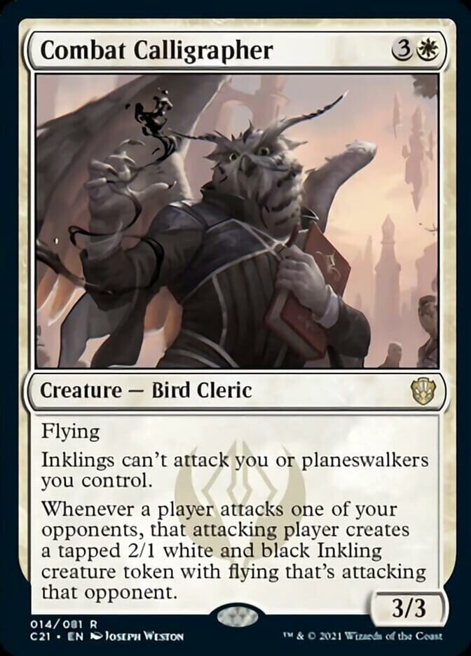 Combat Calligrapher [Commander 2021] MTG Single Magic: The Gathering  | Multizone: Comics And Games