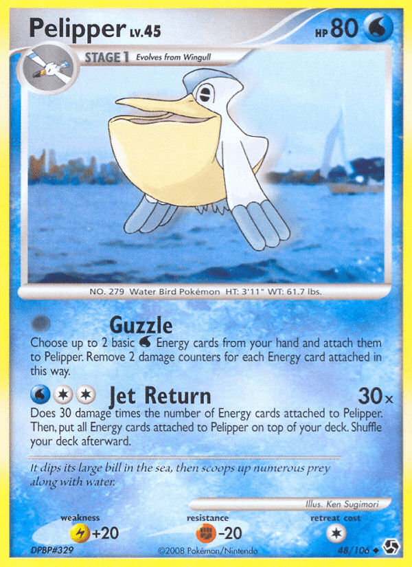 Pelipper (48/106) [Diamond & Pearl: Great Encounters] Pokemon Single Pokémon  | Multizone: Comics And Games