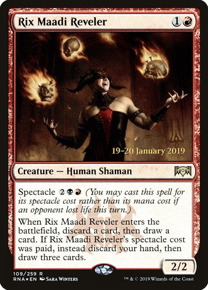 Rix Maadi Reveler [Ravnica Allegiance Prerelease Promos] MTG Single Magic: The Gathering  | Multizone: Comics And Games