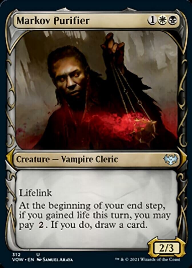 Markov Purifier (Showcase Fang Frame) [Innistrad: Crimson Vow] MTG Single Magic: The Gathering  | Multizone: Comics And Games