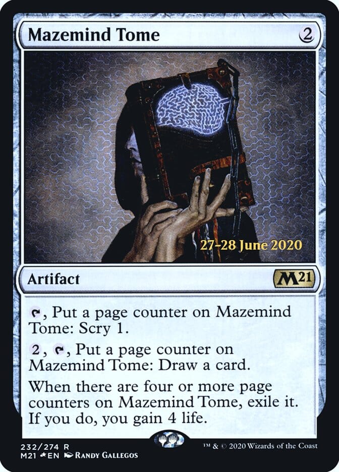 Mazemind Tome [Core Set 2021 Prerelease Promos] MTG Single Magic: The Gathering  | Multizone: Comics And Games