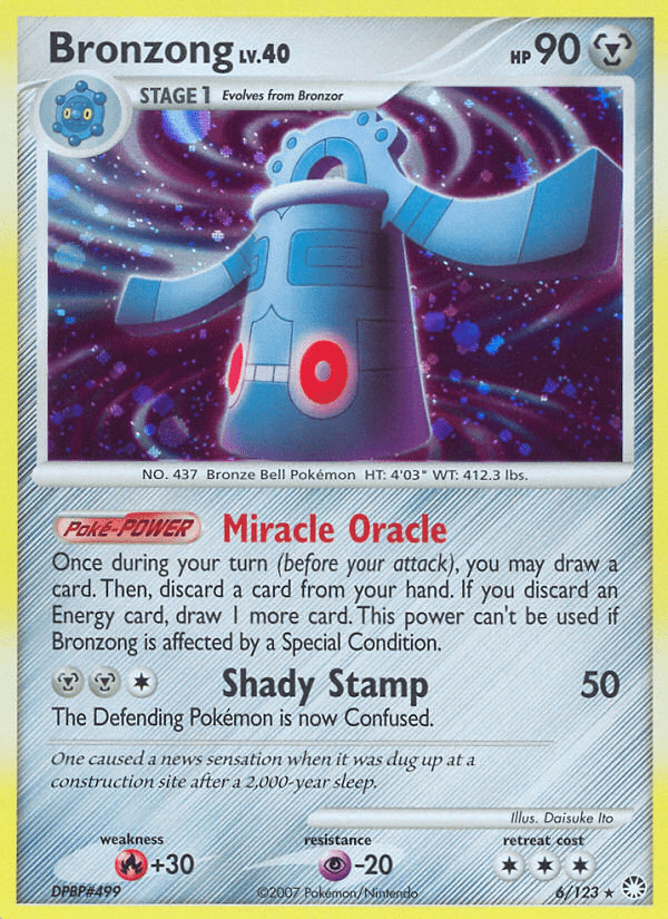 Bronzong (6/123) [Diamond & Pearl: Mysterious Treasures] Pokemon Single Pokémon  | Multizone: Comics And Games