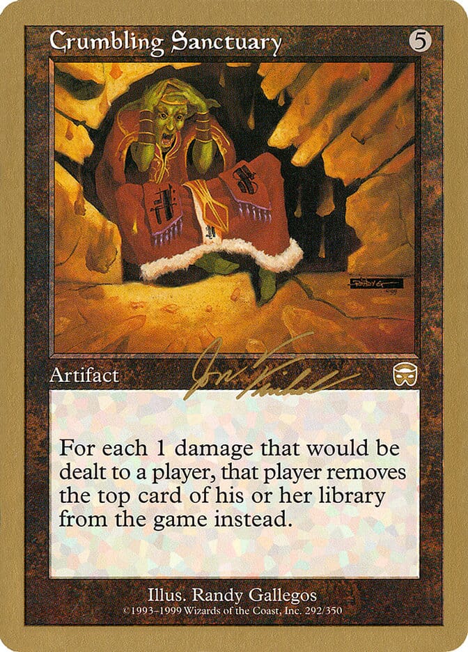 Crumbling Sanctuary (Jon Finkel) [World Championship Decks 2000] MTG Single Magic: The Gathering  | Multizone: Comics And Games