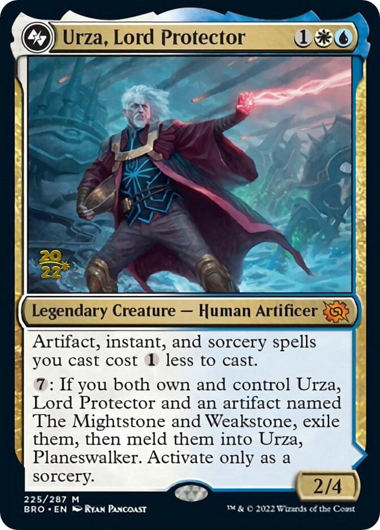 Urza, Lord Protector [The Brothers' War: Prerelease Promos] MTG Single Magic: The Gathering  | Multizone: Comics And Games