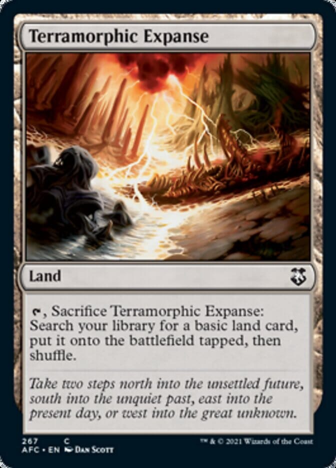 Terramorphic Expanse [Dungeons & Dragons: Adventures in the Forgotten Realms Commander] MTG Single Magic: The Gathering  | Multizone: Comics And Games