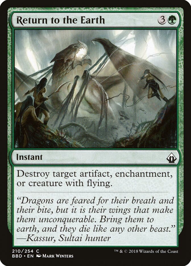 Return to the Earth [Battlebond] MTG Single Magic: The Gathering  | Multizone: Comics And Games