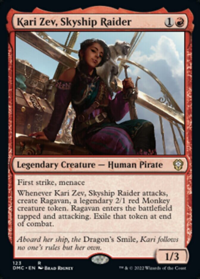 Kari Zev, Skyship Raider [Dominaria United Commander] MTG Single Magic: The Gathering  | Multizone: Comics And Games