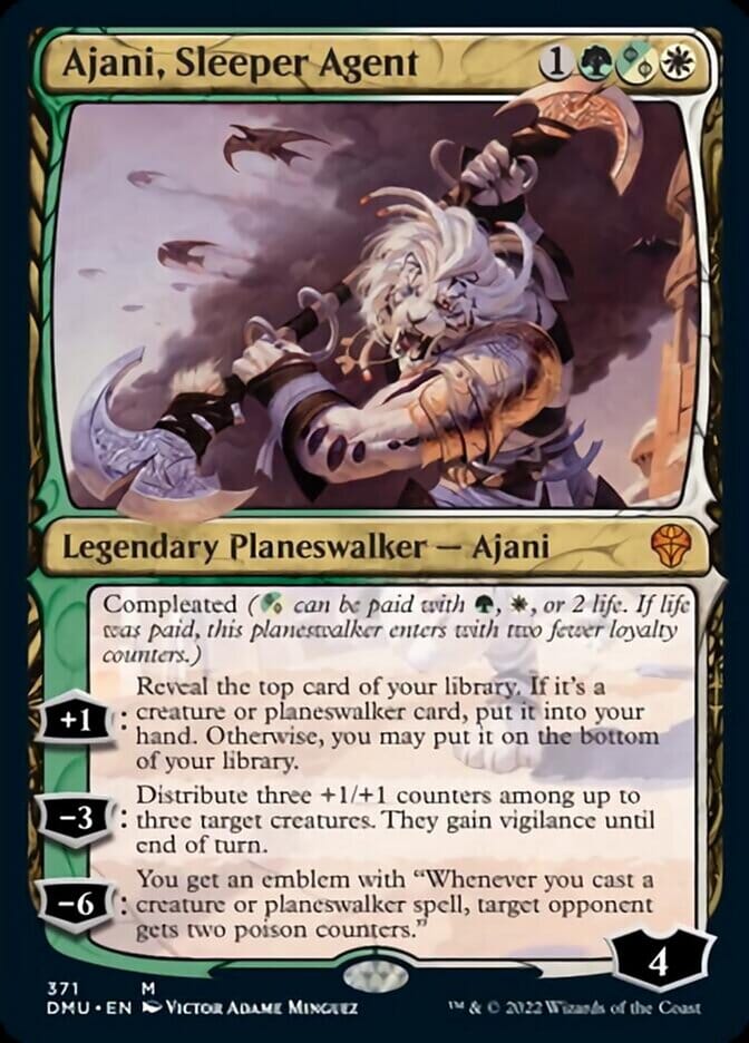 Ajani, Sleeper Agent (Showcase) [Dominaria United] MTG Single Magic: The Gathering  | Multizone: Comics And Games
