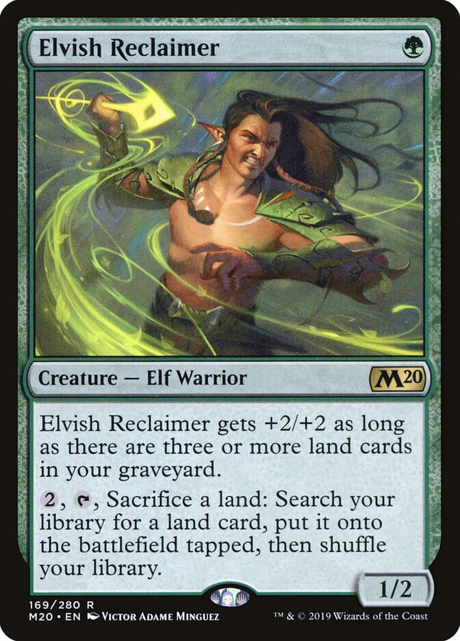 Elvish Reclaimer [Core Set 2020] MTG Single Magic: The Gathering  | Multizone: Comics And Games