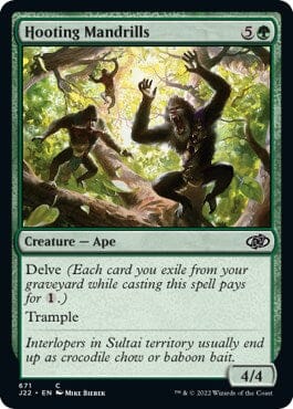 Hooting Mandrills [Jumpstart 2022] MTG Single Magic: The Gathering  | Multizone: Comics And Games
