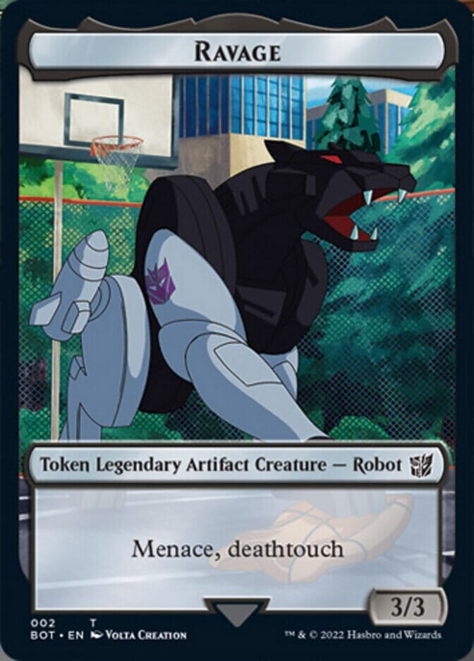 Ravage [Universes Beyond: Transformers Tokens] MTG Single Magic: The Gathering  | Multizone: Comics And Games