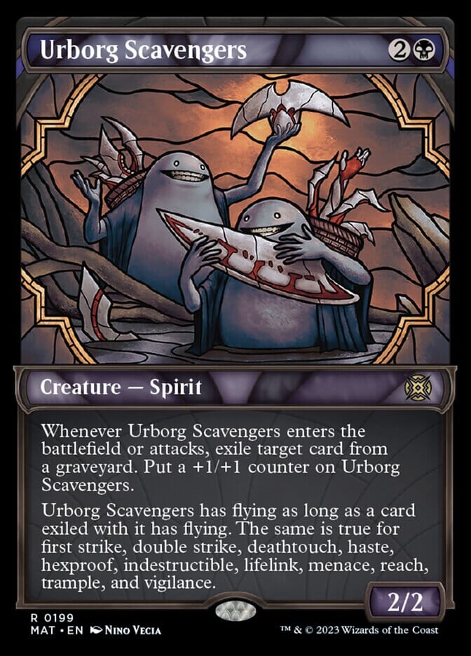 Urborg Scavengers (Showcase Halo Foil) [March of the Machine: The Aftermath] MTG Single Magic: The Gathering  | Multizone: Comics And Games