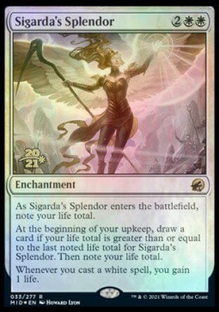 Sigarda's Splendor [Innistrad: Midnight Hunt Prerelease Promos] MTG Single Magic: The Gathering  | Multizone: Comics And Games