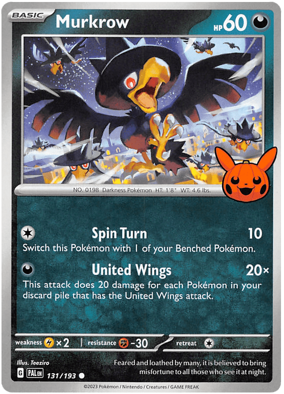 Murkrow (131/193) [Trick or Trade 2023] Pokemon Single Pokémon  | Multizone: Comics And Games